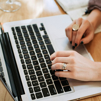 Person on laptop